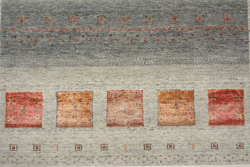 Tappeto Gabbeh - Loribaft Indus - 304 x 208 cm - beige scuro