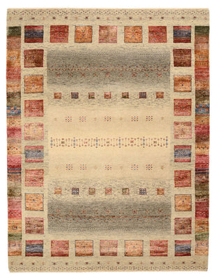 Tappeto Gabbeh - Loribaft Indus - 207 x 158 cm - beige scuro