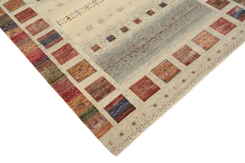 Tappeto Gabbeh - Loribaft Indus - 207 x 158 cm - beige scuro