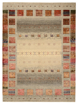 Tappeto Gabbeh - Loribaft Indus - 242 x 177 cm - beige scuro