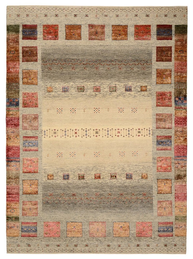 Tappeto Gabbeh - Loribaft Indus - 242 x 177 cm - beige scuro