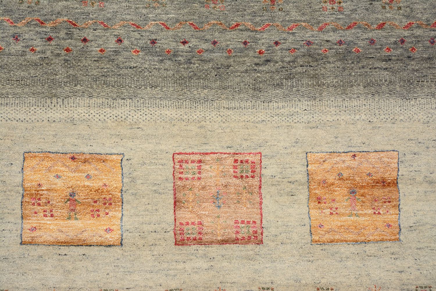 Tappeto Gabbeh - Loribaft Indus - 336 x 250 cm - beige scuro