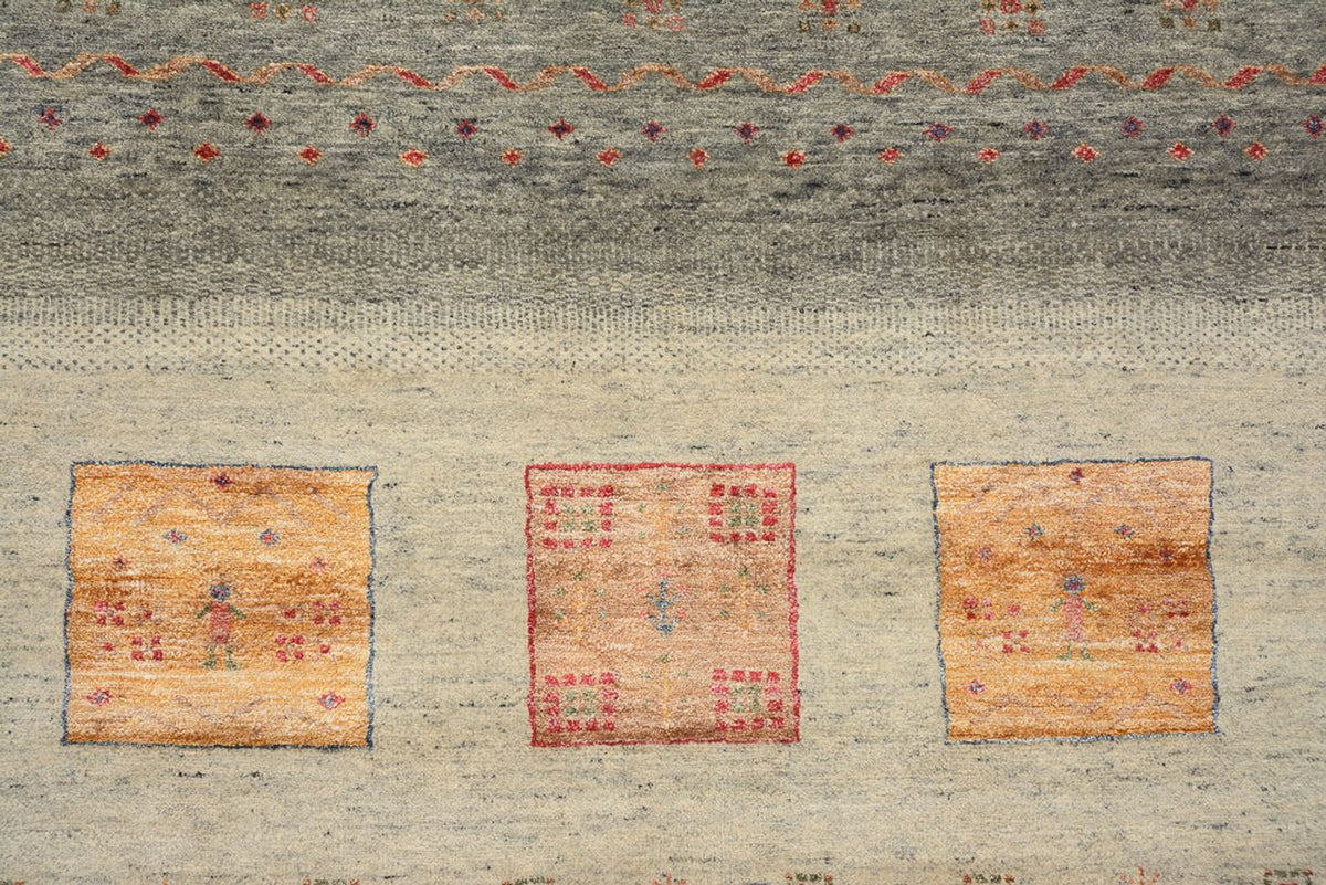 Tappeto Gabbeh - Loribaft Indus - 336 x 250 cm - beige scuro