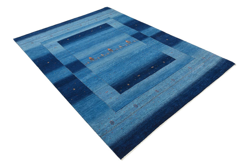 Tappeto Gabbeh - Loribaft Indus - 235 x 169 cm - blu mare
