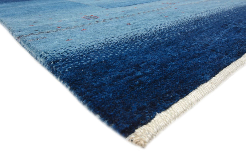 Tappeto Gabbeh - Loribaft Indus - 235 x 169 cm - blu mare