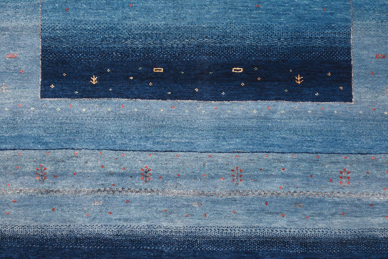 Tappeto Gabbeh - Loribaft Indus - 235 x 169 cm - blu mare