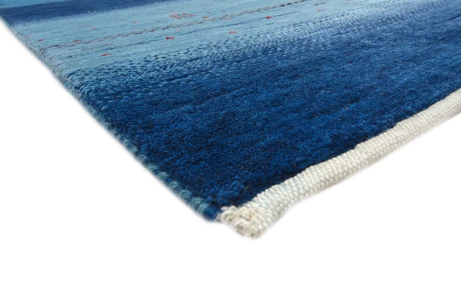 Tappeto Gabbeh - Loribaft Indus - 304 x 204 cm - blu mare