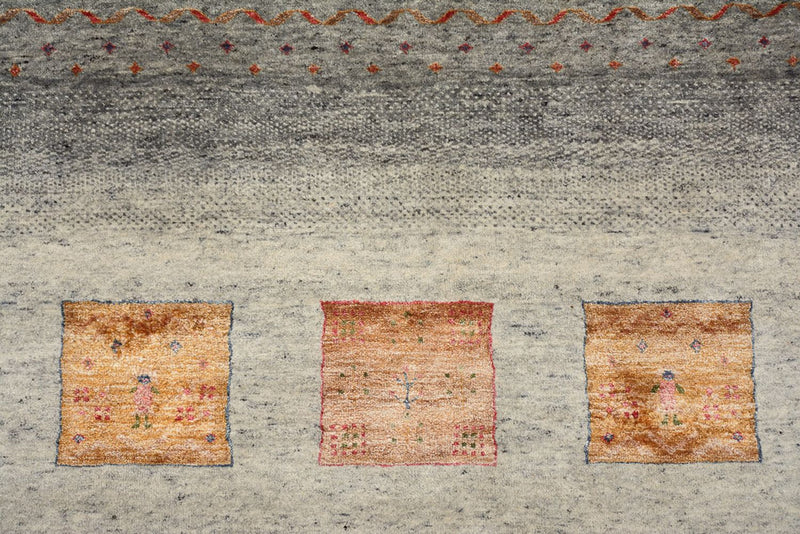 Tappeto Gabbeh - Loribaft Indus - 354 x 248 cm - beige scuro