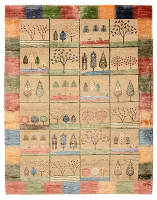 Tappeto Gabbeh - Loribaft Indus - 201 x 157 cm - multicolore