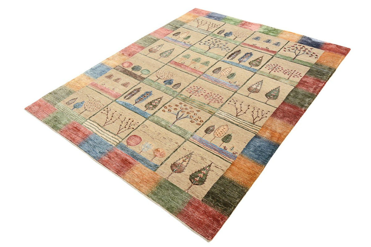 Tappeto Gabbeh - Loribaft Indus - 201 x 157 cm - multicolore