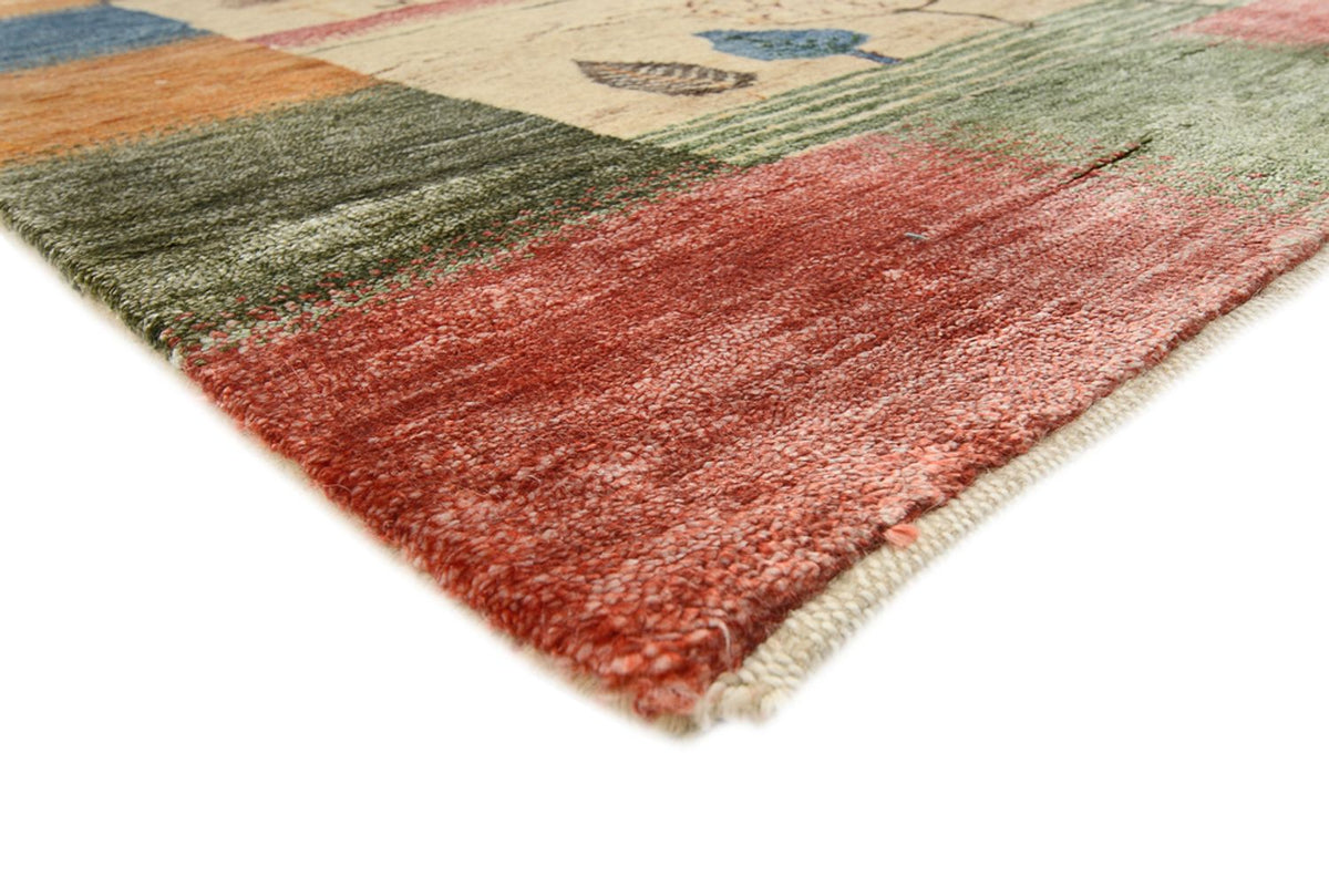 Tappeto Gabbeh - Loribaft Indus - 201 x 157 cm - multicolore