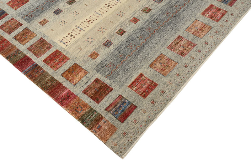 Tappeto Gabbeh - Loribaft Indus quadrato  - 156 x 152 cm - beige scuro