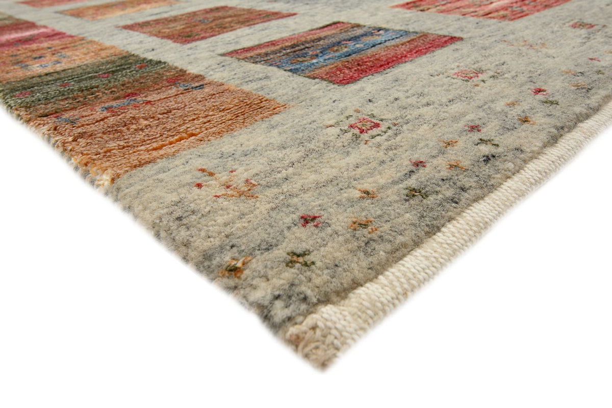 Tappeto Gabbeh - Loribaft Indus quadrato  - 156 x 152 cm - beige scuro