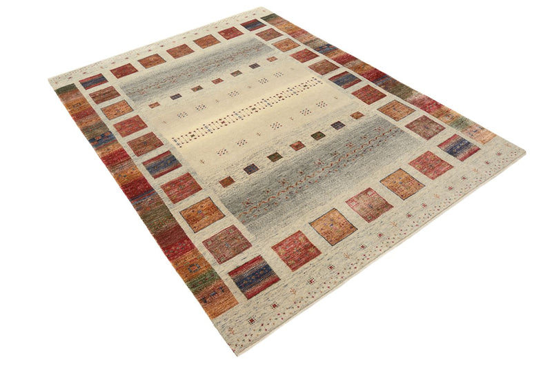 Tappeto Gabbeh - Loribaft Indus - 204 x 154 cm - beige scuro