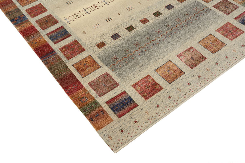 Tappeto Gabbeh - Loribaft Indus - 204 x 154 cm - beige scuro