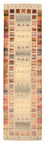Tappeto corsia Tappeto Gabbeh - Loribaft Indus - 306 x 84 cm - beige scuro
