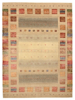 Tappeto Gabbeh - Loribaft Indus - 351 x 254 cm - beige scuro