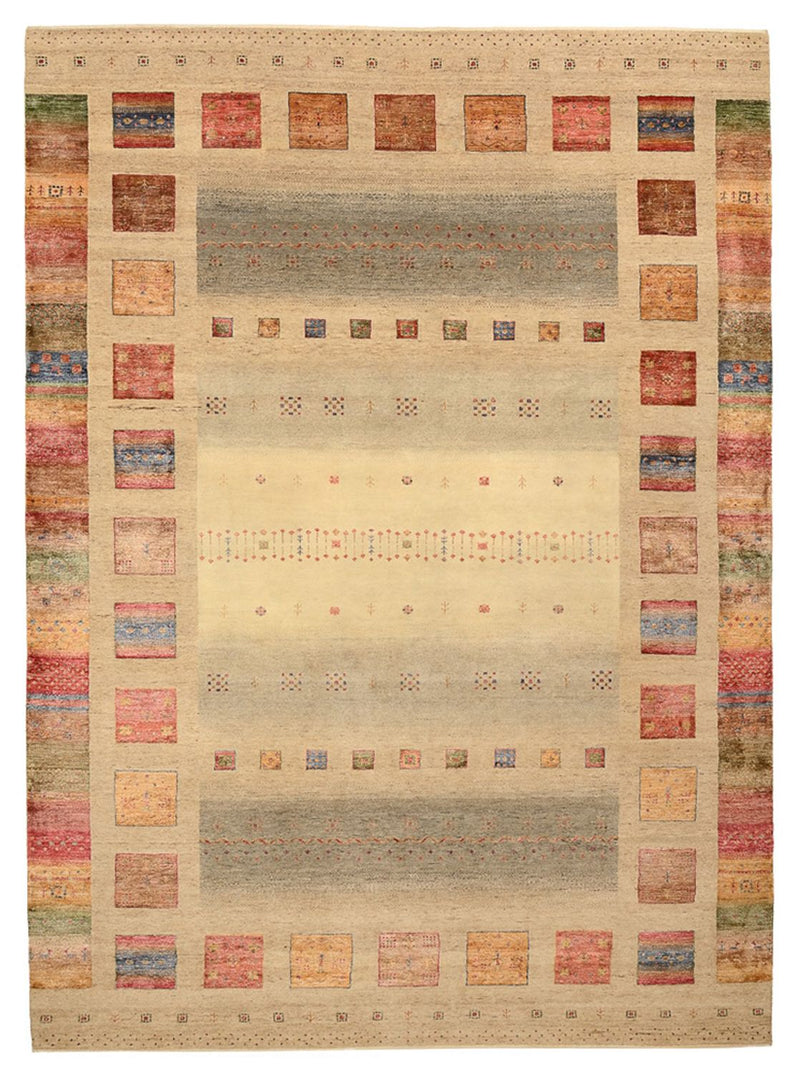 Tappeto Gabbeh - Loribaft Indus - 351 x 254 cm - beige scuro