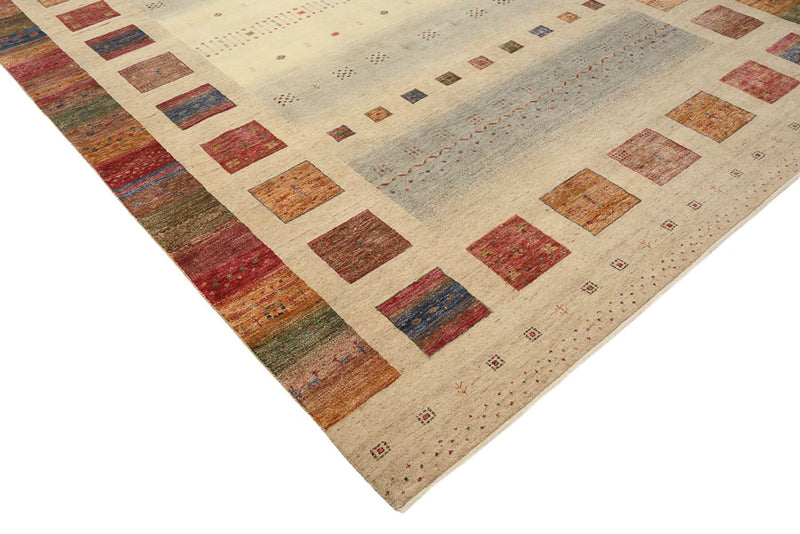Tappeto Gabbeh - Loribaft Indus - 351 x 254 cm - beige scuro