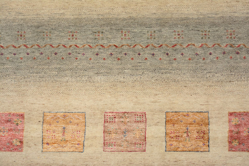 Tappeto Gabbeh - Loribaft Indus - 351 x 254 cm - beige scuro