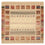 Tappeto Gabbeh - Loribaft Indus quadrato  - 206 x 204 cm - beige scuro
