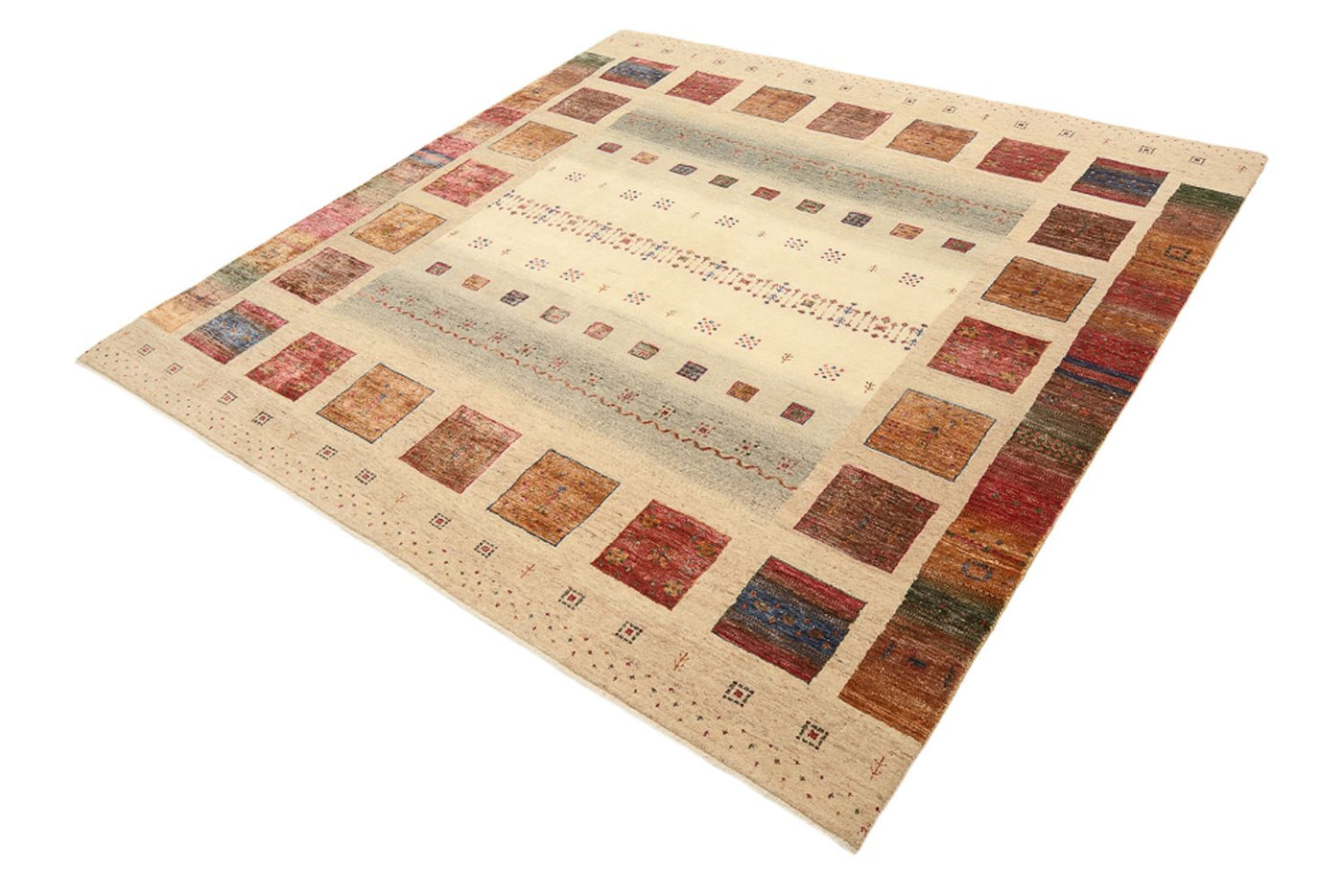 Loribaft Indo Tappeto 206x204cm - Tappeto di lana