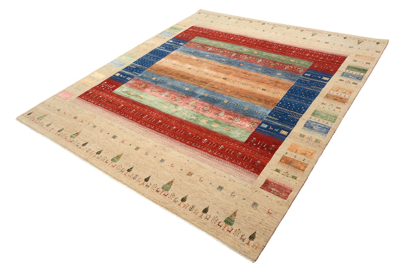Loribaft Indo Tappeto 236x205cm - Tappeto di lana
