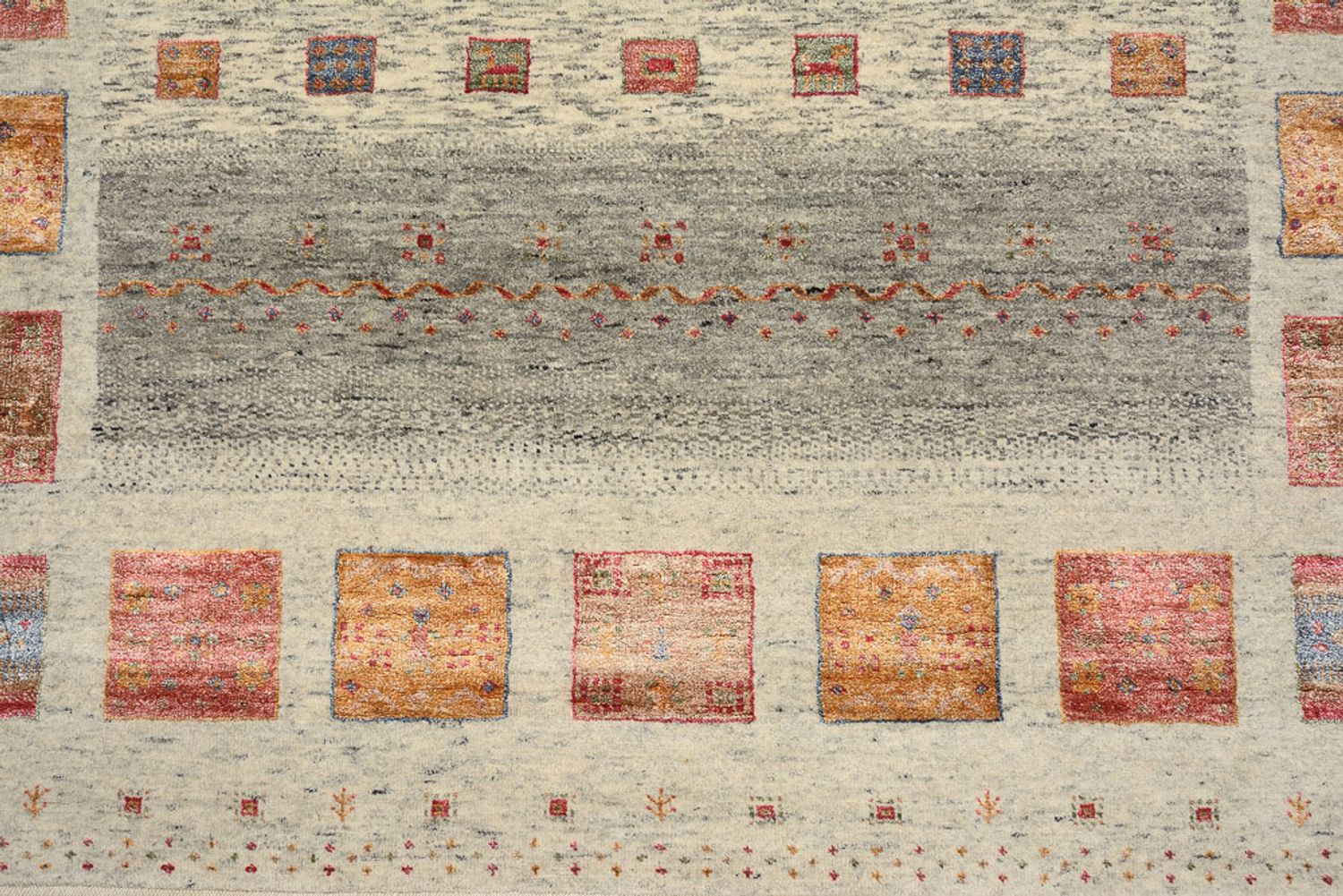 Tappeto Gabbeh - Loribaft Indus - 205 x 154 cm - beige scuro