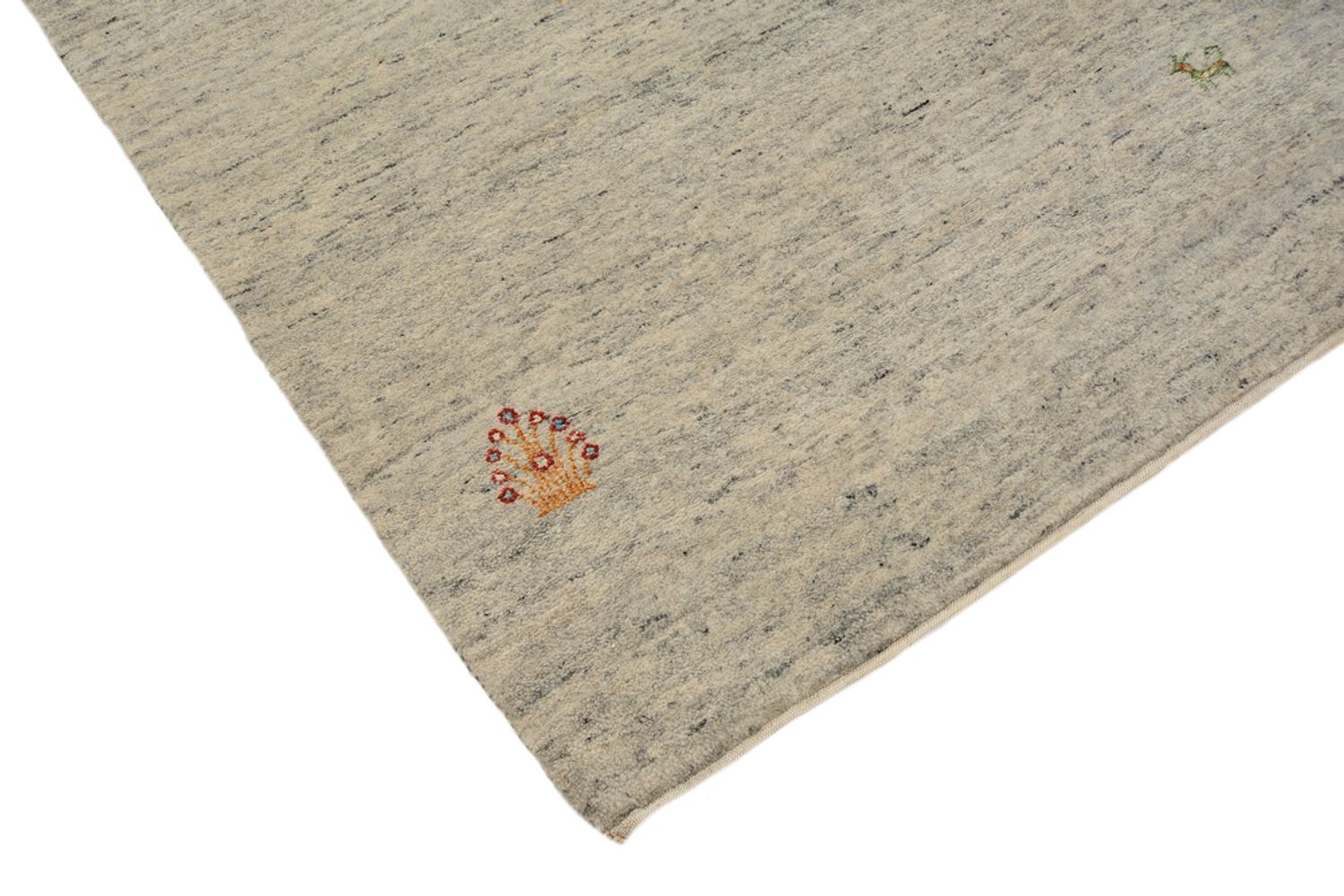 Tappeto corsia Tappeto Gabbeh - Loribaft Indus - 238 x 82 cm - beige scuro