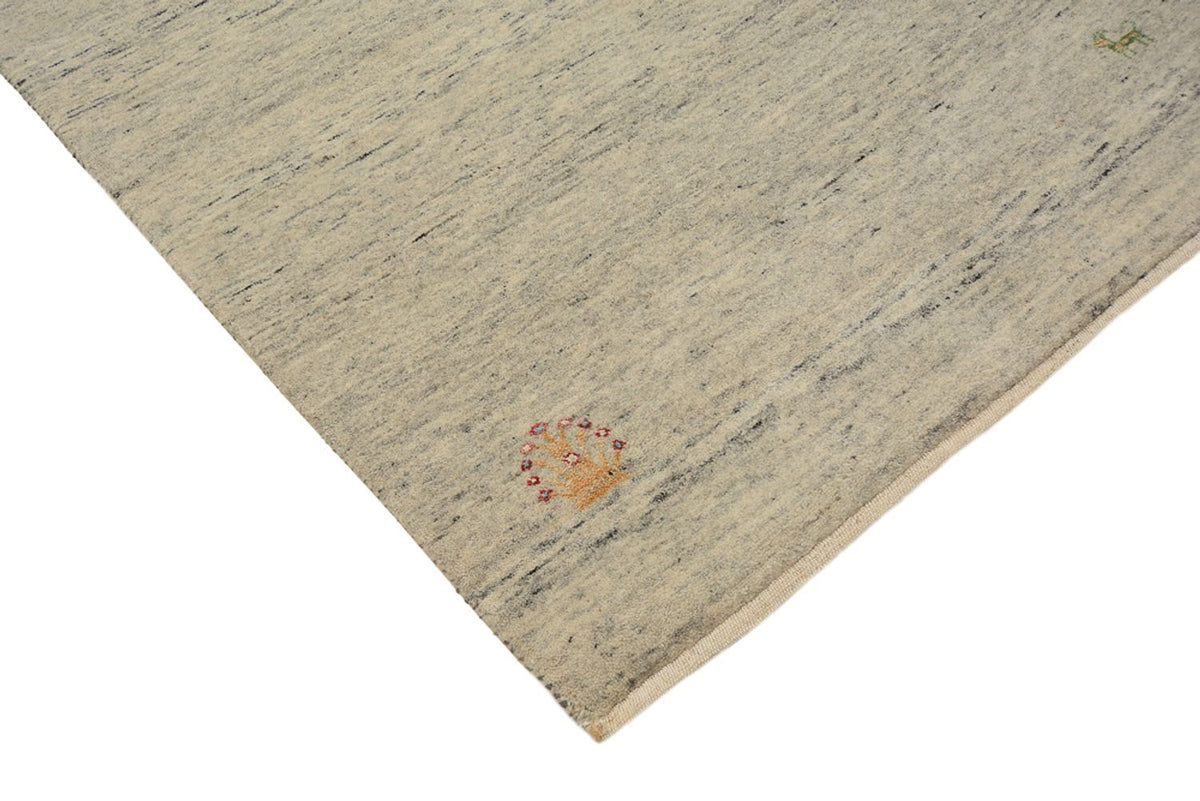 Tappeto corsia Tappeto Gabbeh - Loribaft Indus - 241 x 85 cm - beige scuro