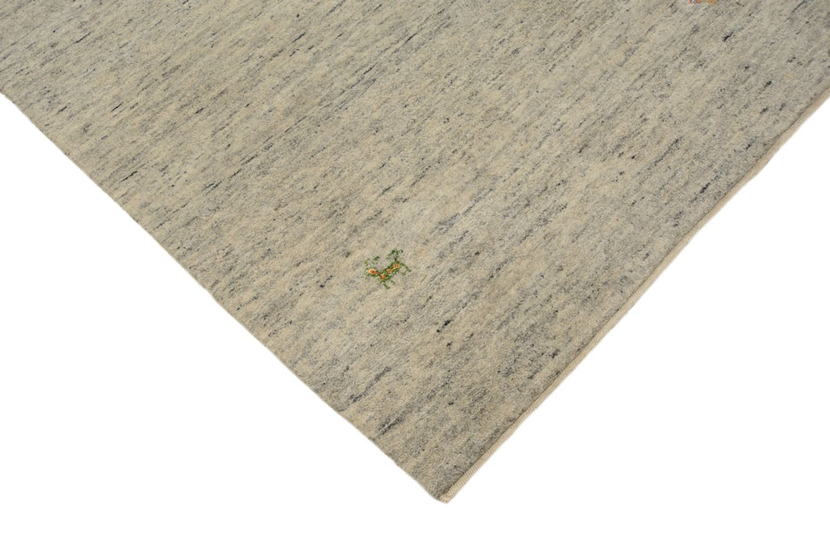 Tappeto corsia Tappeto Gabbeh - Loribaft Indus - 237 x 82 cm - beige scuro