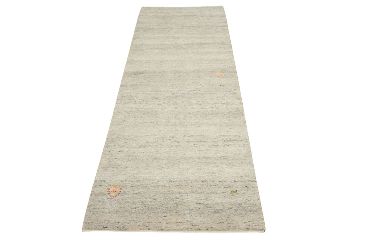 Tappeto corsia Tappeto Gabbeh - Loribaft Indus - 237 x 82 cm - beige scuro