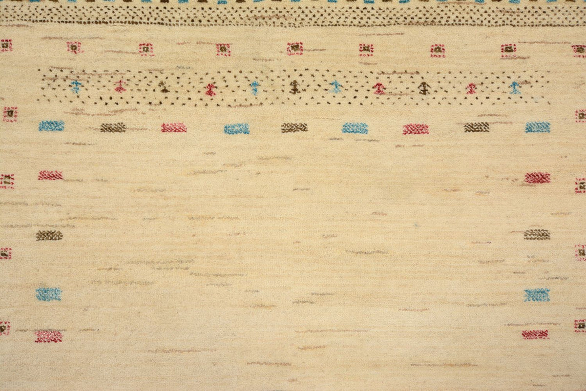 Tappeto Gabbeh - Loribaft Indus - 152 x 106 cm - beige chiaro
