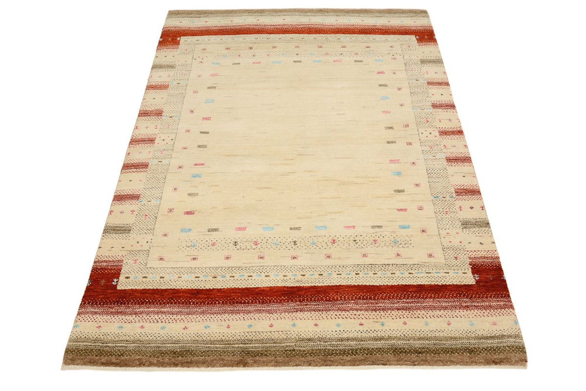 Tappeto Gabbeh - Loribaft Indus - 152 x 106 cm - beige chiaro