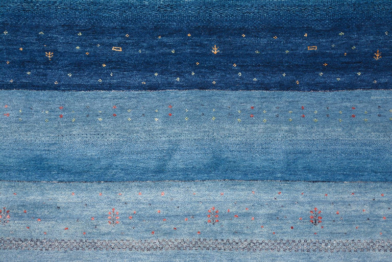 Tappeto Gabbeh - Loribaft Indus - 329 x 253 cm - blu mare