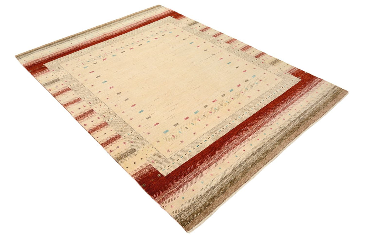 Tappeto Gabbeh - Loribaft Indus - 206 x 156 cm - beige chiaro