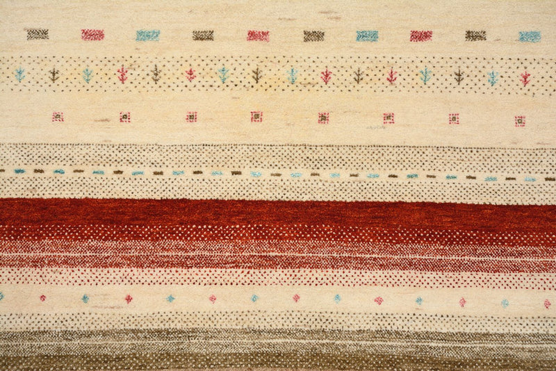 Tappeto Gabbeh - Loribaft Indus - 206 x 156 cm - beige chiaro