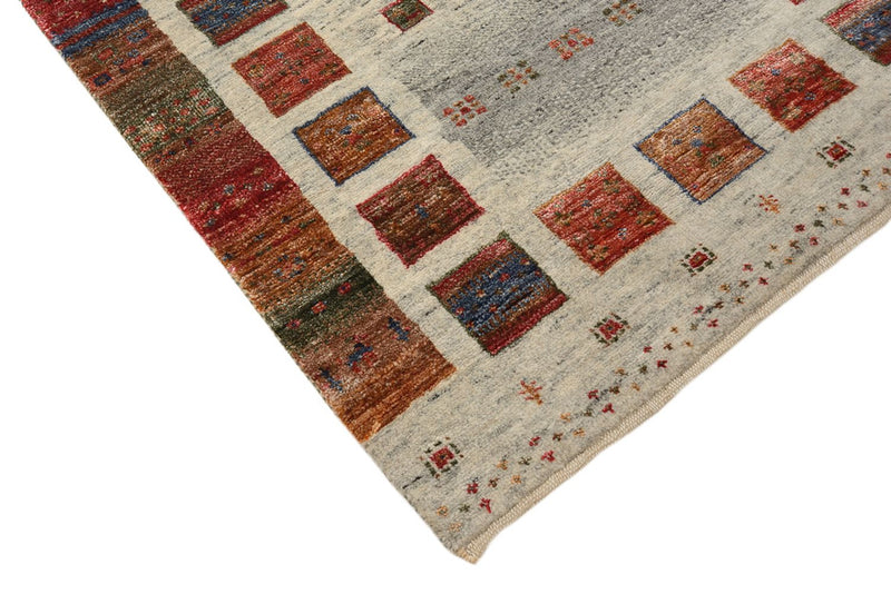 Tappeto Gabbeh - Loribaft Indus - 139 x 74 cm - multicolore