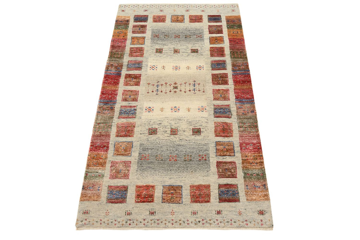 Tappeto Gabbeh - Loribaft Indus - 140 x 75 cm - multicolore