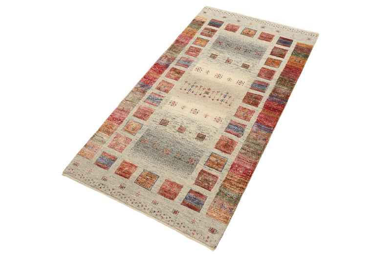 Tappeto Gabbeh - Loribaft Indus - 140 x 75 cm - multicolore
