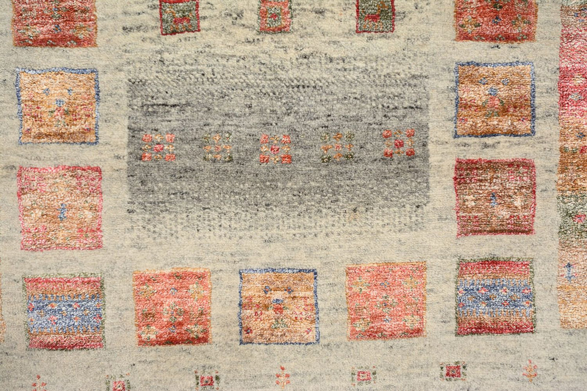 Tappeto Gabbeh - Loribaft Indus - 140 x 75 cm - multicolore