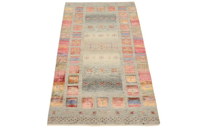 Tappeto Gabbeh - Loribaft Indus - 140 x 75 cm - multicolore
