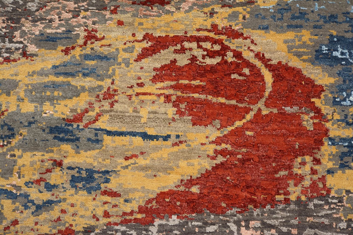 Tappeto di design rotondo  - 182 x 180 cm - multicolore