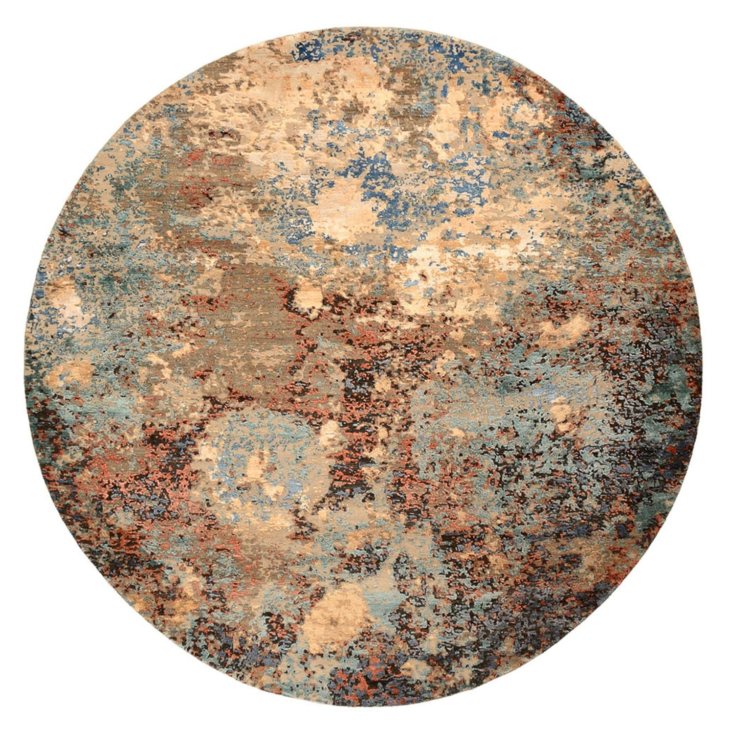 Tappeto di design - 241 x 239 cm - multicolore