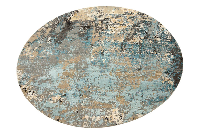 Tappeto di design rotondo  - 179 x 176 cm - multicolore