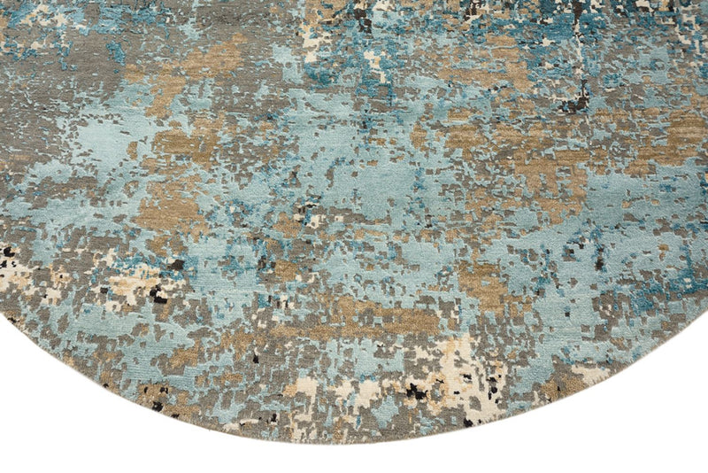 Tappeto di design rotondo  - 179 x 176 cm - multicolore