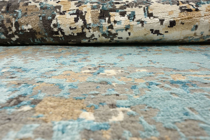 Tappeto di design rotondo  - 179 x 176 cm - multicolore