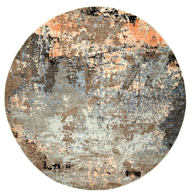 Tappeto di design rotondo  - 243 x 241 cm - multicolore