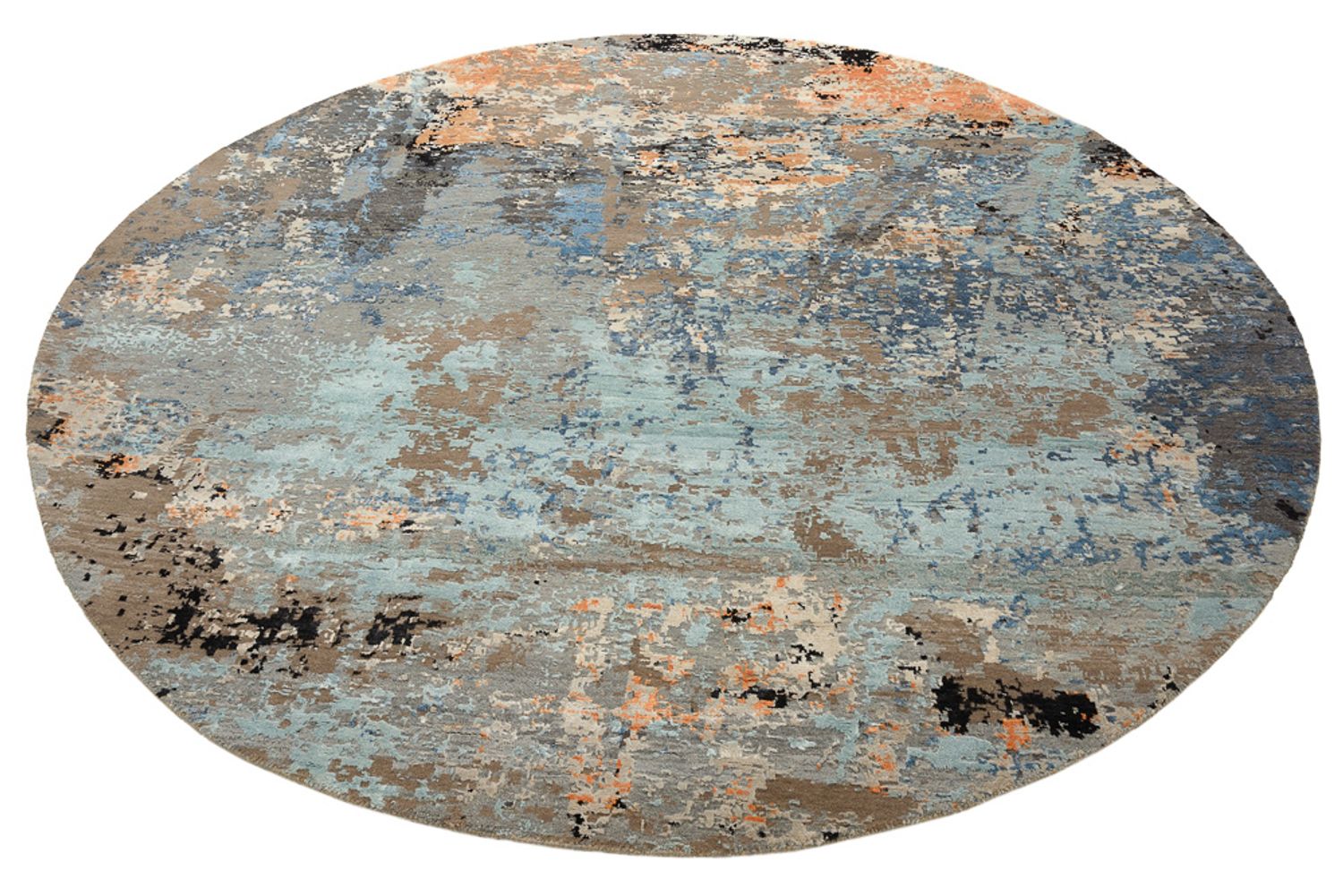 Tappeto di design rotondo  - 243 x 241 cm - multicolore