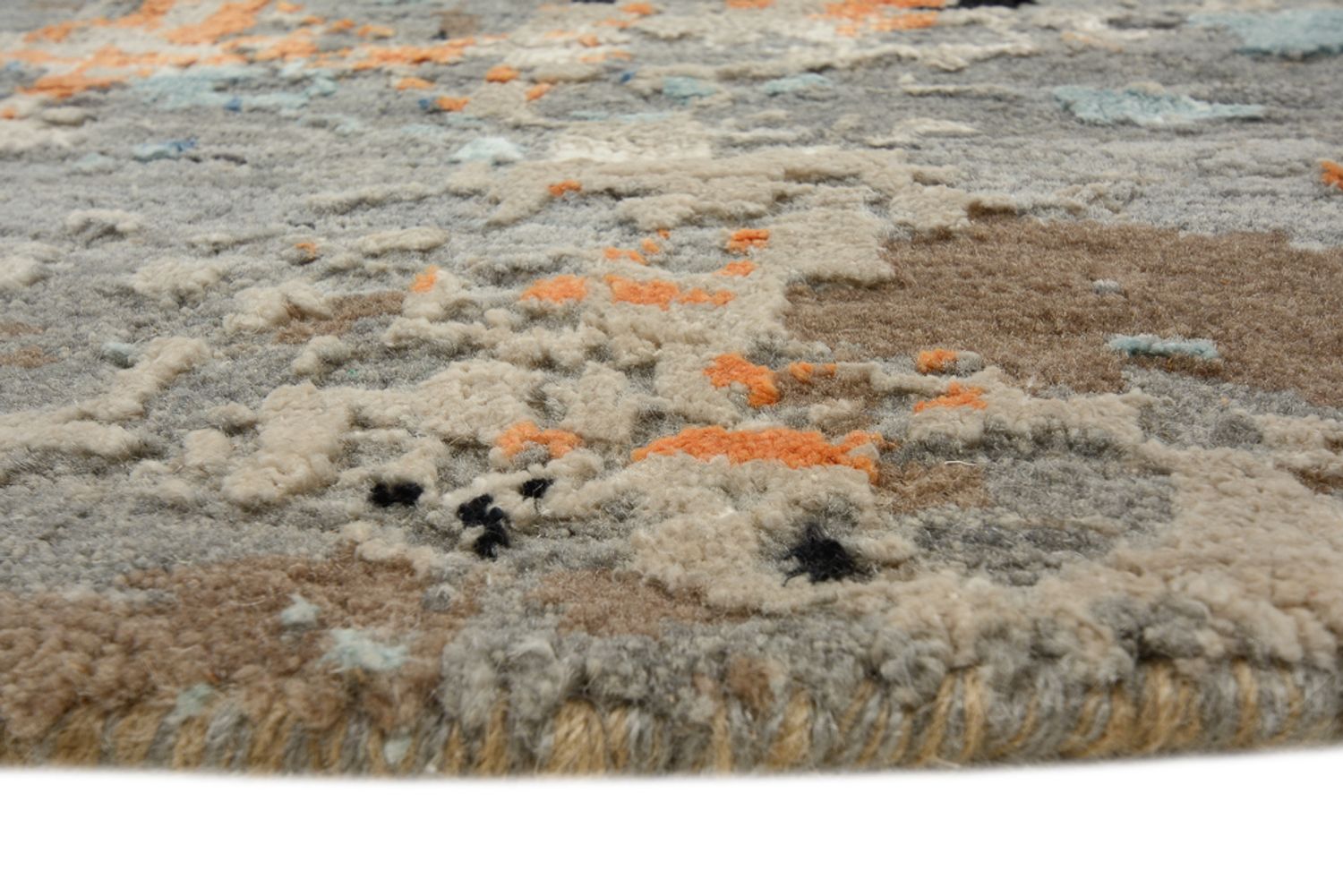 Tappeto di design rotondo  - 243 x 241 cm - multicolore